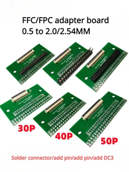 0.5 rândul său, să 2.0/2.54 MM, se introduce direct în FFC/FPC adaptor 30P40P50P, și sudură 0.5 MM capac flip-pentru a vă conecta. 16