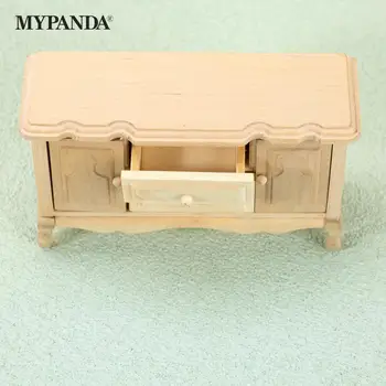 1:12 casă de Păpuși în Miniatură Bufet Cabinet de Stocare TV Mobilier de Cabinet Modelul Magazin de Bucatarie Restaurant Decor Jucărie pentru Copii Jucarii Cadou