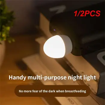 1/2 BUC Plug Lampa LED Lumina de Noapte ochelari de Protecție Lectură Lumină de economisire a Energiei Power Bank de Încărcare Carte Lumini Mici veioze 8