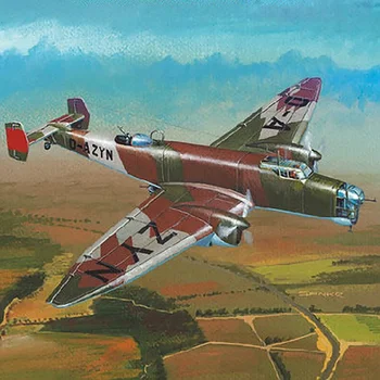 1/33 Scară Germania Junkers Ju-86 a-1 Bombardier DIY Meșteșug Avioane de Hârtie 3D Model Truse de Jucării Modelul Militar 5