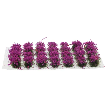 1 Cutie de BRICOLAJ Statică cu Flori Vegetație Mini Cluster de Flori in Miniatura Fals Flori Cluster 6