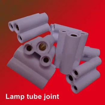10 buc LED-uri de Lumină Fluorescente Conector fără Sudură Unitate Comună Folosit Pentru T4 T5 T8 Tub de Lampă 2 Pini 3 Pini Rigid Conectori Bază de Cupru 13