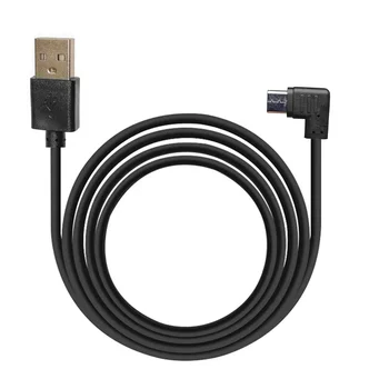 100 BUC C-adresa tip USB 2.0 dual cablu de date, telefonul auto cablu de încărcare, unghi de 90 de grade, la stânga și la dreapta, 25 cm, 50 cm, 100cm 15