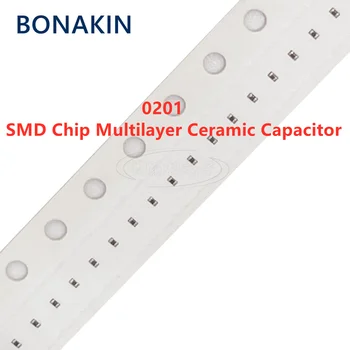100BUC 0201 100NF 6,3 V 10V 16V 25V 50V ±10% 0.1 UF 104K X5R SMD Chip Condensator Ceramic Multistrat 10
