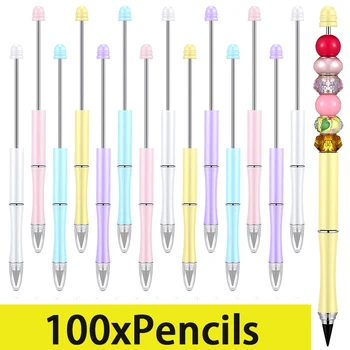 100buc Beadable Inkelss Creioane Infinity Creioane Pentru Scris Școală, Rechizite de Birou Elevii Cadouri