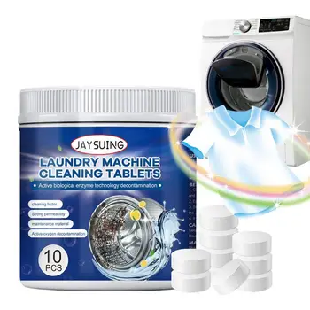10buc Mașină de Spălat Aspirator cu Rezervor de Spălare Curat Detergent Tablete Efervescente Durabil Curatare Profunda Elimina Pata de Curățare Tableta