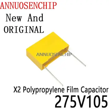 10BUC Noi și Originale Condensator 1uF X2 Condensator 275VAC 105 Teren 15MM X2 Polipropilena Film Condensator 1UF 275V105 9