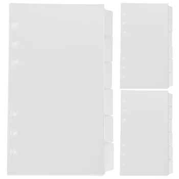 18 Foi de Carte Liant Separatoare Notepad Separatoare Detașabile Notebook Pagina Separatoare de Organizatori 17