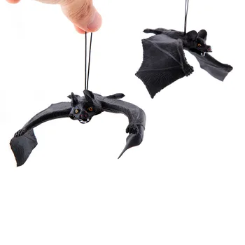 1BUC Decor de Halloween 3D Fals Bat Decor de Halloween de Groaza Casa Agățat Recuzită Petrecere de Halloween DIY Ornament Moale Bat Jucărie 21