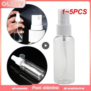 1~5PCS de unică folosință din Plastic Spray Sticle Goale Recipient de 10 ml 30 ml 50 ml 60 ml 100 ml Portabil Mici de Sticlă Transparente 20