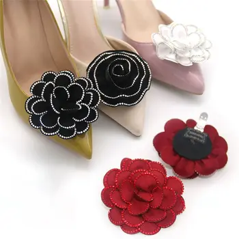 2 buc Doamna Tesatura Flori de Artă Clipuri Pantofi Nunta, Pantofi de Mireasa Decor cu Toc Femei Farmece Pietre Pantofi Decoratiuni 20