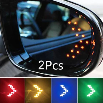 2 buc LED-uri Auto lumini Oglindă retrovizoare Săgeată Panoul de Lumina produse auto Oglinda pentru peugeot f30 e46 onix chevrolet kia cerato subaru