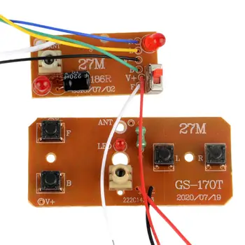 2 buc Transmițător Receptor Bord Telecomanda 27MHz Circuit PCB pentru Masina RC 18