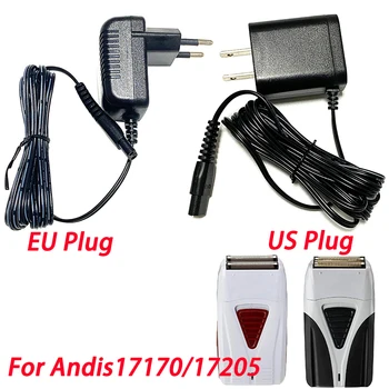 2-Dinte Încărcător UE NE-Plug Pentru Andis 17170 17205 aparat de Ras Electric de Ras Trimmer Adaptor de Alimentare Profesionale Cablu de Încărcare Piese