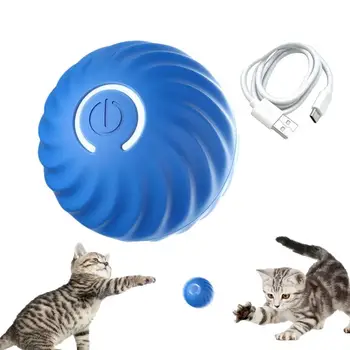 2 Moduri Inteligente Pisici Jucarii USB Reîncărcabilă Automată Bile de Rulare Electric Auto-mișcare Interactiv animale de Companie Jucărie Pentru Pisoi Câine 4