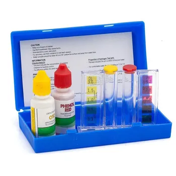 2-Way Piscina & Spa Kit de Testare Reactiv pH-ul Indicator Roșu de Fenol mentii Echilibrul Chimic al Apei din Piscină 10