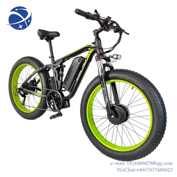 2022 Nou Electric Puternic Mountain Bike Dual Motor 2000W 16AH 22.4 AH City Road Biciclete 48V 26inch Anvelope de Grăsime Adult E Bicicleta MTB 4