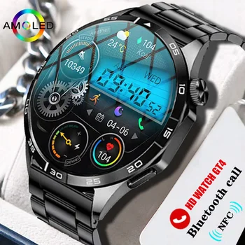 2023 Noi bărbați AMOLED smartwatch 466*466 ecran HD de 1.43 inch ecran full touch HD Bluetooth Apel IP68 rezistent la apa smartwatch + cutie