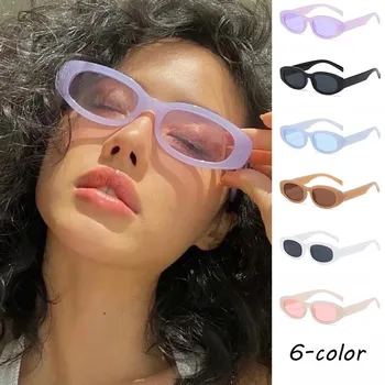 2023 nou de Lux ochelari de Soare Femei Vintage de Designer de Brand Mici, Ovale Ochelari de Soare Pentru Femei Nuante Faddish de sex Feminin de Ochelari de UV400 14