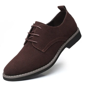 2023 Noua Moda pentru Bărbați Versatil Brand de Înaltă Calitate, Pantofi Casual Rezistent si Respirabil Britanic din Imitație de Piele 3