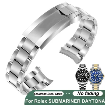 20mm21mm Accesorii Ceas din Oțel Inoxidabil Fluture Incuietoare Ceas Trupa Mai bun Pentru Rolex Daytona Apă Fantomă Submariner Serie Curea 12