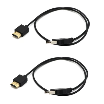 2X 1.4 Male La USB 2.0 Adaptor Conector Încărcător Cablu Convertor