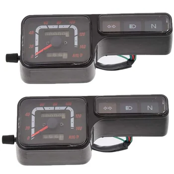 2X Motocicleta LCD Digital, Vitezometru, Turometru Kilometraj Indicator pentru Honda XR250 CRM250 BAJA250