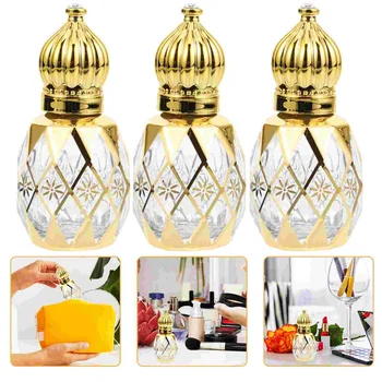 3 Buc Parfum Role De Sticlă Sticle Goale De Călătorie Reîncărcabile Vrac Parfumuri Pahar Mic De Ulei Esențial Uleiuri 10