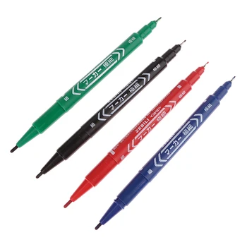 3 Culori Negru Albastru Rosu Dublu încheiat Marker Electronice Inteligente CCL Anti-gravură PCB Circuit Special Colare Pen 3
