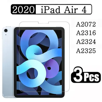 (3 Pachete) Sticla Pentru Apple iPad Air 4 10.9 2020 A2072 A2316 A2324 A2325 Acoperire Completă Tableta cu Ecran Protector de Film 3
