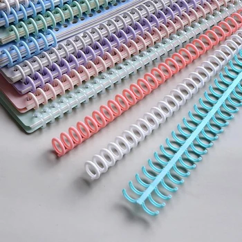 30 de Găuri volante Plastic Obligatoriu Inel arc Spiral Inele de Liant Benzi De Hârtie A4 Notebook Papetărie, Rechizite de Birou 5