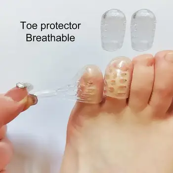 30Pcs Picior Protector Confortabil Toe Protector, Respirabil Găuri Confortabil din Silicon rezistent la Șocuri Deget Acoperă Picior de Îngrijire Instrument 10