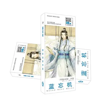 36buc/Set Mo Dao Zu Shi Lan WangJi Marcaj Figura Carte de Titularul de Card Mesaj Marcaje de Papetărie 14