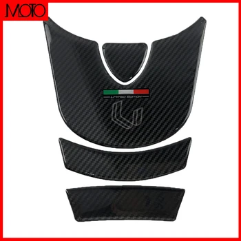 3D fibra de Carbon aspectul Motocicleta Rezervor Tampon Protector Caz pentru Ducati Multistrada 1200 2010 -2014 Decalcomanii 19
