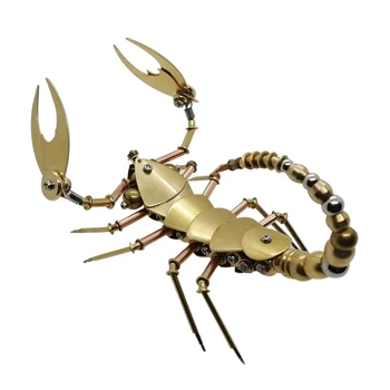 3D Metal Steampunk Mecanice Insecte Scorpion obiecte de Artizanat Articole de Model pentru Decor Acasă Ornamente Cadou - Produs Finit 16