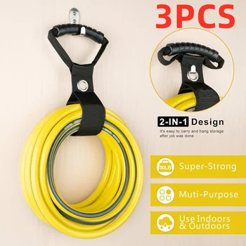 3Pcs Ușor de Transportat Cabluri Organzier de Stocare Curele cu Mâner Grele Cârlig Buclă de Cablu care Transportă Curea Cuier pentru Piscina Furtunuri 21