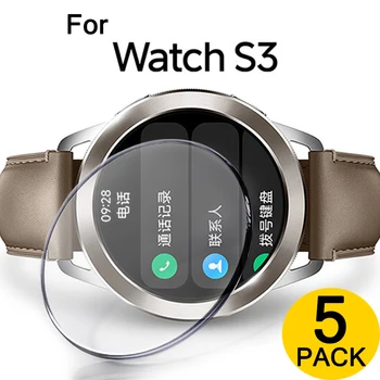 5-1BUC uzura Sticlă Filme pentru Xiaomi Watch S3 9H Duritate Sticlă Călită Ecran de Protecție pentru Xiaomi Watch S3 4