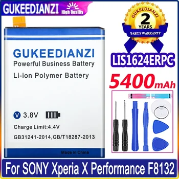 5400mAh GUKEEDIANZI Bateriei pentru SONY Xperia X XperiaX Performanță F8132 Înlocuire Baterii LIS1624ERPC Bateria