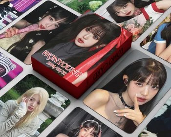 55Pcs Kpop IVE Photocards Noul Album am pe a MEA Lomo de Carduri de Înaltă Calitate, Fotografie carte Poștală de Imprimare Carduri de Imagine Wonyoung REI Fanii Cadouri 7