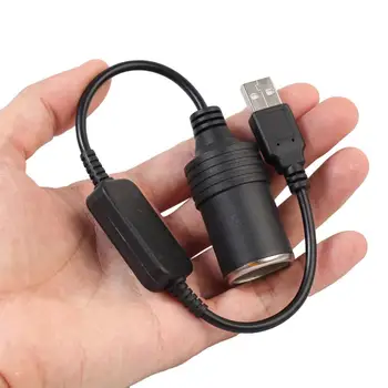 5V USB La 12V Feminin Bricheta Priza de Putere Convertor Adaptor Făcute din Miez de Cupru PVC 1