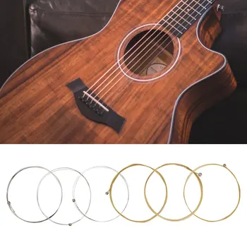 6Pcs Chitara Acustica Practică String Set de piese de schimb Accesorii Pentru Folk Clasic Chitara 17