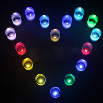 6Pcs Voice Control Multi-Color cu LED-uri Romantice fără flacără Lumânare Ceai Pâlpâire Lampă de Suport Pot Fi Aruncate Afară Colorate Lumina Lumânărilor