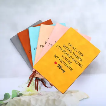 A5 Personalizate Cupluri Hardcover Notebook-Jurnalul Cadouri pentru Cupluri de Nunta Personalizate Cadou de Aniversare Cadouri Personalizate Gratuite Numele 14