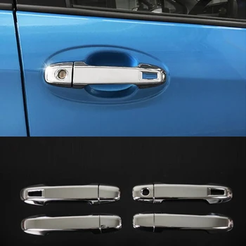 ABS Cromat mâner de Ușă Capac Tapiterie Auto Accesorii Autocolante pentru Toyota Yaris Vitz 2016 2017 2018 2019 8
