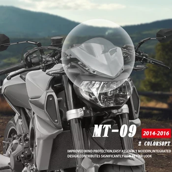 Accesorii motociclete Parbriz Parbriz Afumat Pentru YAMAHA MT09 FZ09 Pentru MT-09 FZ-09 2014 2015 2016 Deflectoare de Vânt 2