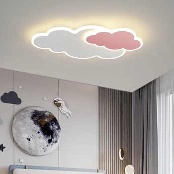 Acrilic alb de Nori LED Lumini Plafon pentru camera de zi Dormitor studiu Copii interior Modern Estompat LED Lampă de Plafon de Iluminat 2