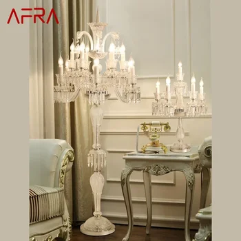 AFRA Stil European de Cristal Lampă de Podea Hotel de Lux Ballroom Nunta Lumânare, Lampă de Decorare Camera de zi Dormitor Vila 12