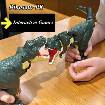 Apăsați Dinozaur Declanșa T-Rex Musca si trece de la o Jucărie Joc Simulat Jurassic Model de Leagăn pentru Copii Dinozaur Frământa Adult Cadou 2
