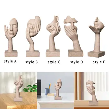 Arta Abstractă Figurine De Rasina Statuie Sculptura Cadouri Miniaturi Artistice Decorative 9