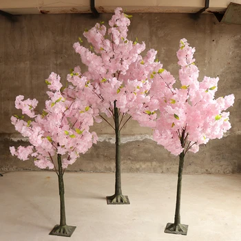 Artificiale Copac Floare De Cires, Decor Nunta Simulare De Flori Mall Hotel Partidul Decor Acasă Care Doresc Decorare Pom 16